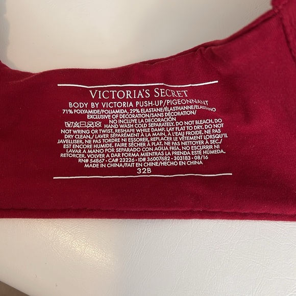 Body by Victoria padded push up bra size 32B. - Picture 6 of 6